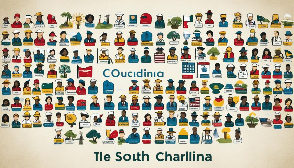 most common occupations in south carolina